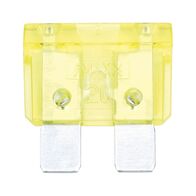 Flat Blade Fuse ATO ISO 8820-3 | 20A Max Current | Tin Plated Contacts | Yellow Color | @Pack of 10 | by Wurth
