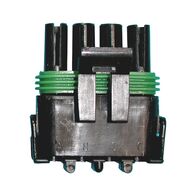 Weatherpack Plug Housing | Weatherproof Design | Durable Plastic | Compatible with Weatherpack Series | by Wurth