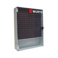Globe Cabinet LAMPCAB FPRTBLWRKLAMP | Holds 255 Loose Globes | Clear Polycarbonate Door | Magnetic Latch | by Wurth