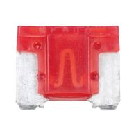 Flat Blade Fuse MINI-FLP Silver | 10A Max Current | Silver Coated for Heat Reflection | OEM Quality | @Pack of 10 | by Wurth