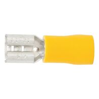 Crimp Cable Lug Push Connector | PVC Insulated | Copper with Tin Plating | 600V AC Rated | @Pack of 25 | by Wurth
