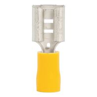 Crimp Cable Lug Push Connector | PVC Insulated | Copper with Tin Plating | 600V AC Rated | @Pack of 25 | by Wurth