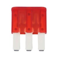 Flat Blade Fuse MICRO 3 | 10A Silver Plated Contacts | Red Color | @Pack of 10 | by Wurth