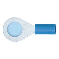 Crimp Cable Lug Ring Connector | PVC Insulated | Tin Plated Copper | M6 Flange Hole | @Pack of 25 | by Wurth