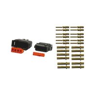 Deutsch DTM Series Kit 12 Pin Socket Plug Set | Complete Connection Kit | Ideal for Automotive & Industrial Use | by Wurth