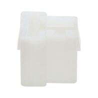 Multi-point Housing for Flat Plug-in Sleeve | 2 Electrical Poles | IP20 Rated | @Pack of 5 | by Wurth