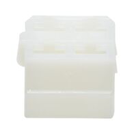 Multi-point Housing for Flat Plug-in Sleeve | 4 Electrical Poles | IP20 Rated | Natural Color | @Pack of 5 | by Wurth