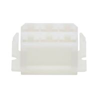 Multi-point Housing for Flat Plug-in Sleeve | 6 Poles | IP20 Rated | Durable PA Material | by Wurth