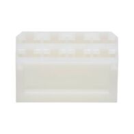 Multi-point Housing for Flat Plug-in Sleeve | 8 Electrical Poles | IP20 Rated | Natural Color | @Pack of 5 | by Wurth