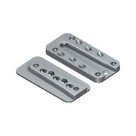 Wood Plug-in Connector | Aluminium Dovetail Joint | High Load Transfer | @Pack of 4 | by Wurth