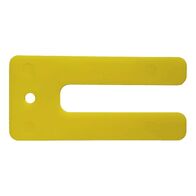 Horseshoe Packers | 200 PCS | High-Quality Polypropylene | Yellow Color-Coded | by Wurth