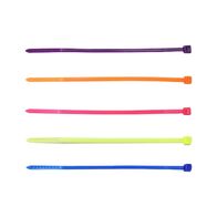 Coloured Cable Tie Assortments | 100 PCS | PA 6.6 Material | Silicone & Halogen Free | by Wurth