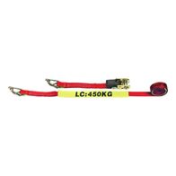 Ratchet Webbing Tie Down | 4m Length | 450kg Load Capacity | Durable Polyester | by Wurth