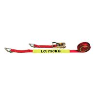 Ratchet Webbing Tie Down | 5m Length | 750kg Load Capacity | Abrasion Resistant Polyester | by Wurth
