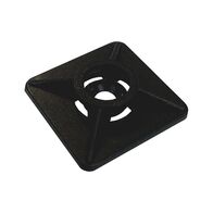 Self-Adhesive Cable Tie Base | Nylon Material | Black Color | High Flexibility | @Pack of 100 | by Wurth