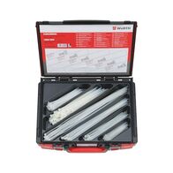 Cable Tie Natural Assortment | 250 Pieces in Sturdy Case | Silicone-Free | Temperature Resistant -40 to 85°C | by Wurth