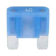 Flat Blade Fuse MAXI Silver | 60A Current | Blue Color | Silver Coated | @Pack of 5 | by Wurth