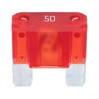 Flat Blade Fuse MAXI Silver | 50A Current | Silver Coated for Heat Reflection | OEM Quality | @Pack of 5 | by Wurth