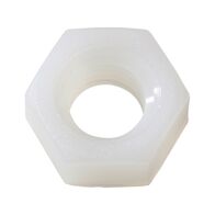 Hexagon Nut ISO 4032 Polyamide 6.6 | M6 Metric Standard | 60-80 N/mm² Tensile Strength | Natural Color | @Pack of 100 | by Wurth