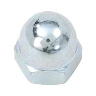 Hexagon Cap Nut DIN 1587 | High Profile Design | Zinc Plated & Corrosion Resistant | Steel Strength Class 6 | @Pack of 25 | by Wurth