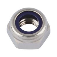 Hexagon Nut Low Profile M5 | Non-Metal Insert | Stainless Steel A4 | @Pack of 10 | by Wurth
