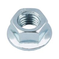 Serrated Locking Nut M10 | Steel Class 8 | Zinc-Plated & Blue Passivated | @Pack of 50 | by Wurth