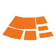 Tarpaulin Repair System Patch Set | 32 Self-Adhesive Patches | UV-Resistant & High Bonding Strength | Deep Orange | @1 of 1 | by Wurth