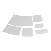Tarpaulin Repair System Patch Set | 32 Self-Adhesive Patches | UV-Resistant | Light Grey | @1 of 1 | by Wurth