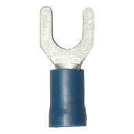 Crimp Cable Lug Fork Shape | Polyamide Insulated | M4 Flange | Blue Color | @Pack of 25 | by Wurth