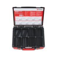 Thin Walled Heat Shrink Hose Assortment | 130 Pieces | UL 224 Certified | Self-Extinguishing | @1 of 1 | by Wurth