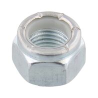 Hexagon Nut High Profile with Clamping Piece | Zinc Plated | Non-Metal Insert | UNC Thread | @Pack of 25 | by Wurth