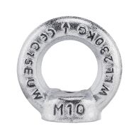 Ring Nut DIN 582 | Steel C15E | Zinc-Plated & Blue Passivated | Load Capacity 1800 kg | @Pack of 5 | by Wurth