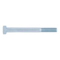 Hexagon Bolt with Shank DIN 931 | Steel 10.9 | Zinc-Plated & Blue Passivated | @Pack of 10 | by Wurth