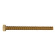 Hexagon Bolt ISO 4017 | Brass Material | Full Thread Design | Hexagon Head | @Pack of 25 | by Wurth