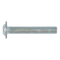 Screw ISO 7380-2 | Steel 10.9 | Zinc-Plated & Blue Passivated | Button Head with Collar | @Pack of 25 | by Wurth