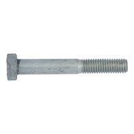 Hexagon Bolt DIN 931 | Hot Dip Galvanised | 8.8U Steel | M10x120 | @Pack of 10 | by Wurth