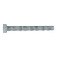 Hex Head Screw DIN 933 | M10 Thread | Hot-Dip Galvanised | @Pack of 25 | by Wurth