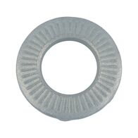 Contact Washer DISC CNTCT SER MZP D61 | Serrated Design | Zinc Plated Steel | @Pack of 50 | by Wurth