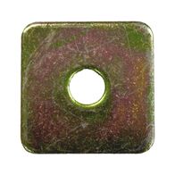 Square Washers for M10 Screws | Zinc Plated Yellow | Load Distribution | @Pack of 100 | by Wurth