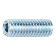 Hexagon Socket Set Screw ISO 4026 | 45H Hardness | Zinc-Plated Blue Passivated | Truncated Cone Tip | @Pack of 25 | by Wurth