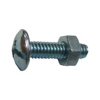 Gutter Bolts with Hexagon Nut | BSW Thread Type | Easy Fastening | @Pack of 25 | by Wurth