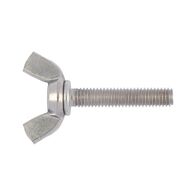 Wing Screw A2 Stainless Steel | Square Wings Design | Plain Finish | @Pack of 10 | by Wurth