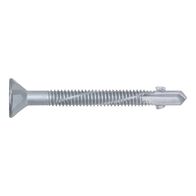Wing-Type Drilling Screw | Countersunk Head & AW Drive | 50% Time Savings | Flake Zinc Coating | @Pack of 250 | by Wurth