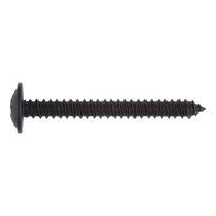 Pan Head Tapping Screw with Flange | Steel Material | Black Top Coat | Self-Tapping Full Thread | @Pack of 50 | by Wurth