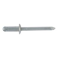 Blind Rivet Flat Head RIV ST 4 | Galvanised Steel | Flush Finish | @Pack of 100 | by Wurth