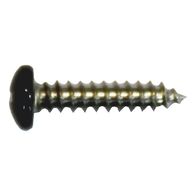 Self-Tapping Screw | Pan Head | Prepainted Black | A2 Stainless Steel | @Pack of 100 | by Wurth