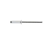 Blind Rivet Round Pan Head | 1/8 in Max Grip Range | High Tensile Strength | Corrosion Resistant | @Pack of 100 | by Wurth