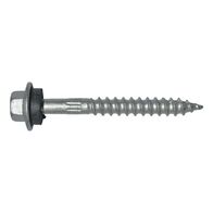 Hex Head Type 17 Wood Screw with Flange & Rubber Seal | Self-Drilling Tip | Class 4 Coating | by Wurth