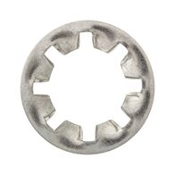 Serrated Washer DIN 6797 | Internally Serrated Type J | A2 Stainless Steel | Plain Finish | @Pack of 50 | by Wurth