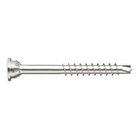ASSYplus 4 TH Glass Strip Screw | Nickel Plated Steel | Partial Thread Design | 500 PCS | by Wurth